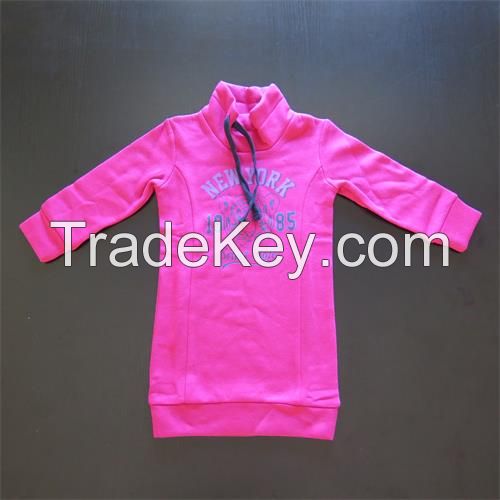 Girl's Pile collar long sleeve