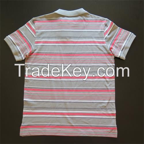 Cotton yarn-dyed POLO shirt