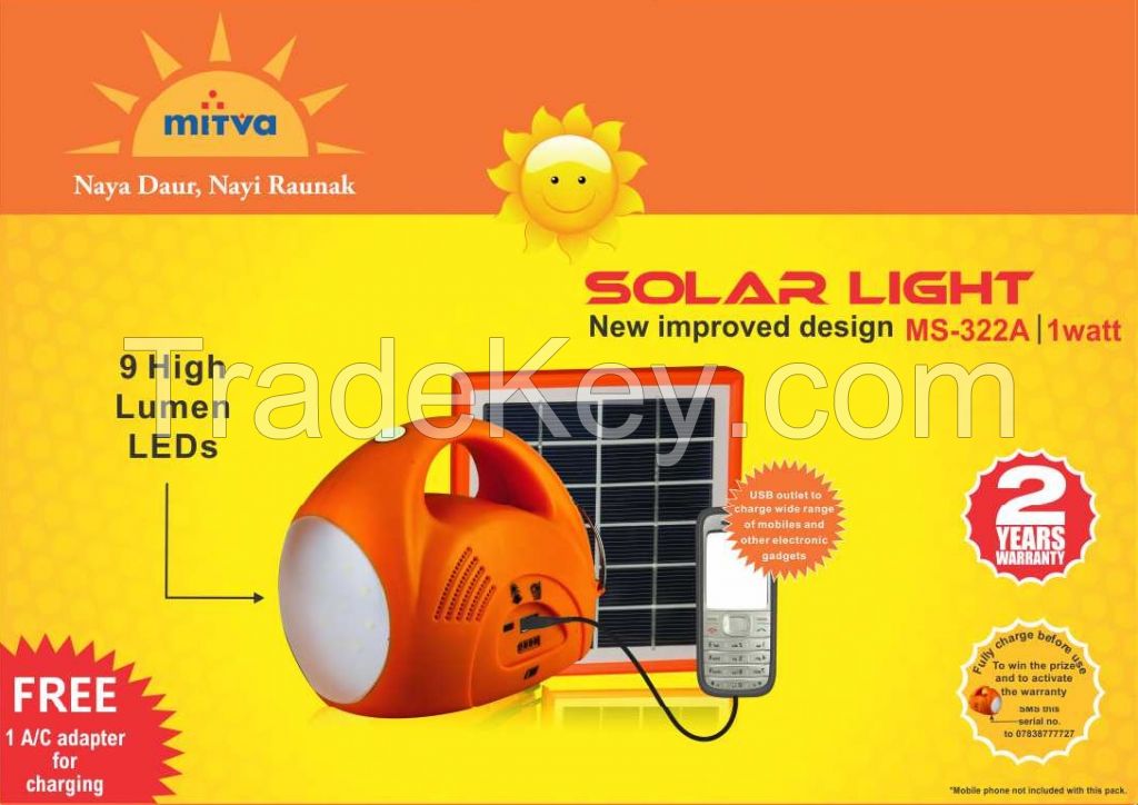 One Watt Solar Light