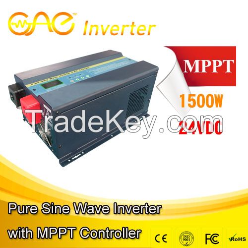 24V 1500W Low Frequency Pure Sine Wave Inverter with MPPT Solar Contro