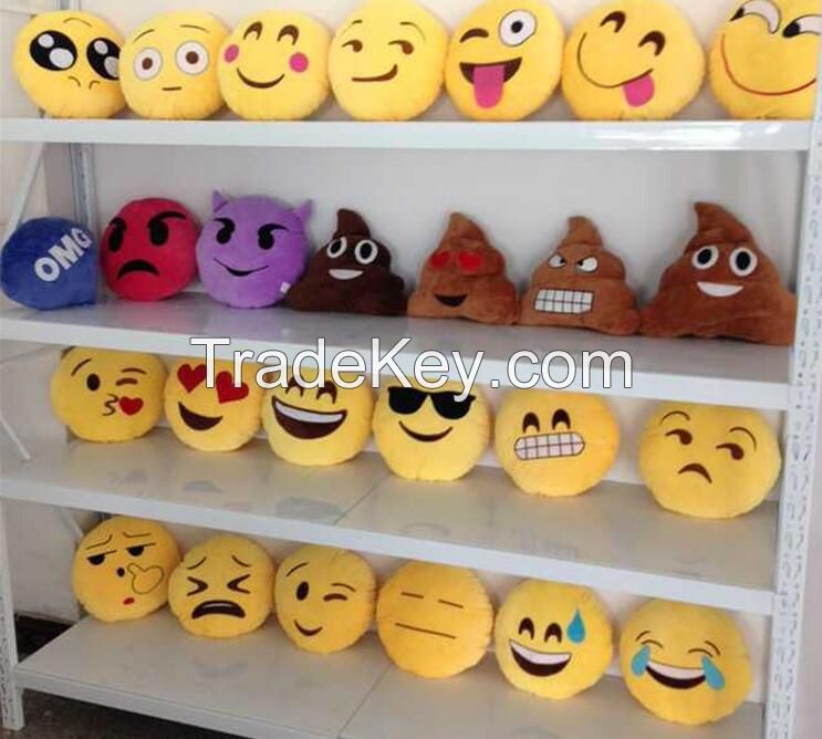 Emoji pillow popular emotion pillow 