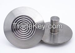 Stainless Steel Tactile Indicator Stud with Spiral Surface with Pin