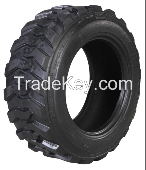 Skidsteer (Rim-Guard) Tubeless Tires