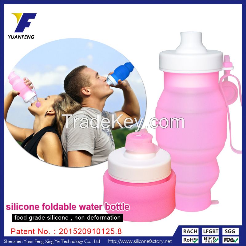 New product 2016 glass water bottle for sports with custom brand