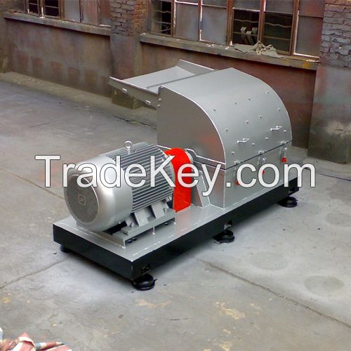 Wood chip hammer-type grinder