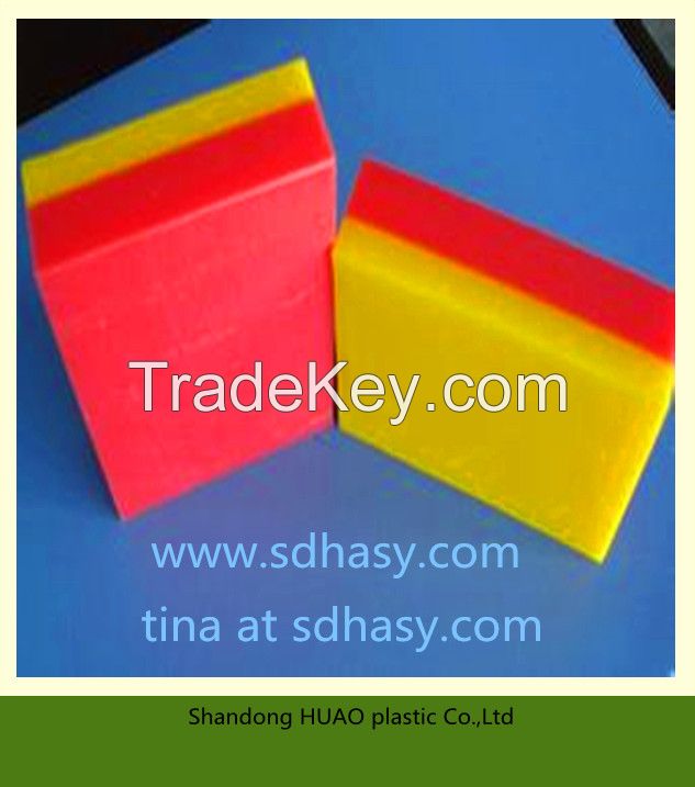 Durable UHMWPE plastic sheets / anti-UV UHMWPE plastic block