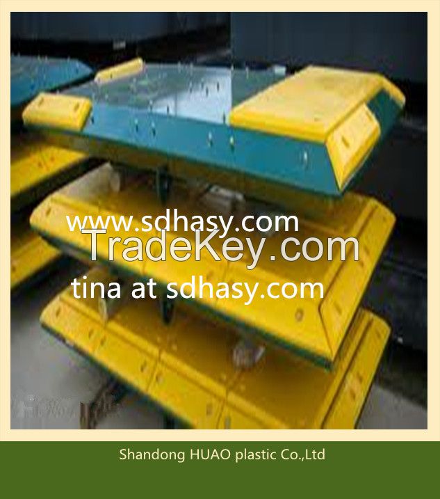 dock fender face pad /Marine Fender Face pad with long service time /HUAO plastic fender face panel /plastic fender face board