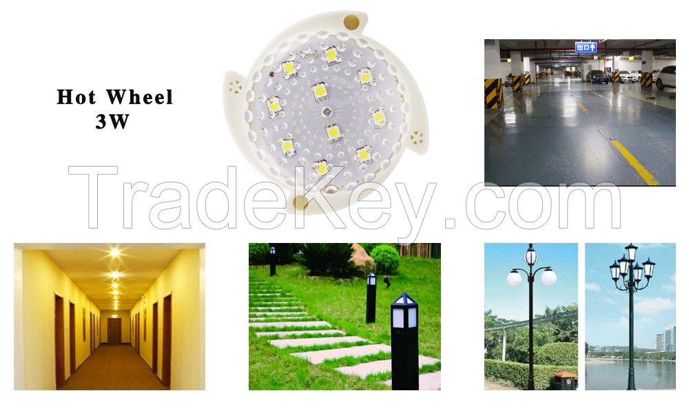 NEW 3W Intelligent high brightness sound-light sensor lights energy-saving LED bulbs corridor bulbs lighting