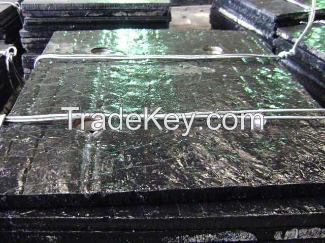 good quality wearing 6+4,8+6,8+8,10+8mm thick steel plate