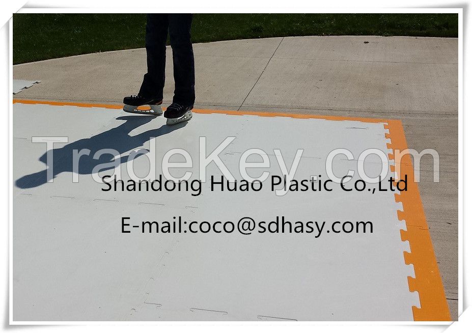 High wear-resistance UHMWPE artifical ice skating rink China factory
