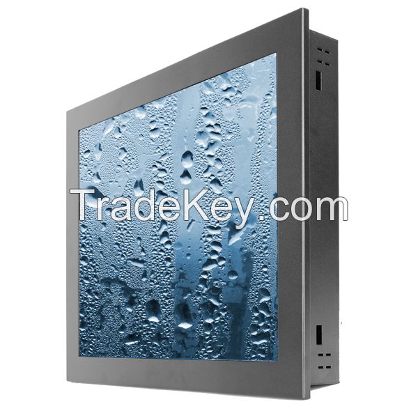 Panel Mount Front Side IP65 Monitor/ PCAP, RES Touch/ Clear Resolution/ RGB, DVI