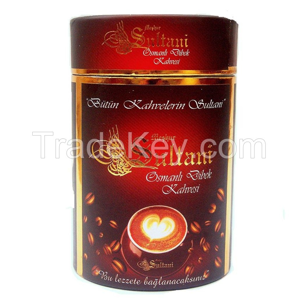 Turkish Sultani Dibek Coffee(With magnificent plain and 8 blend mix)