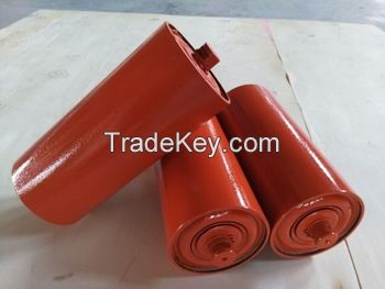 Conveyor Belt Parts Steel Roller With Ball Bearing