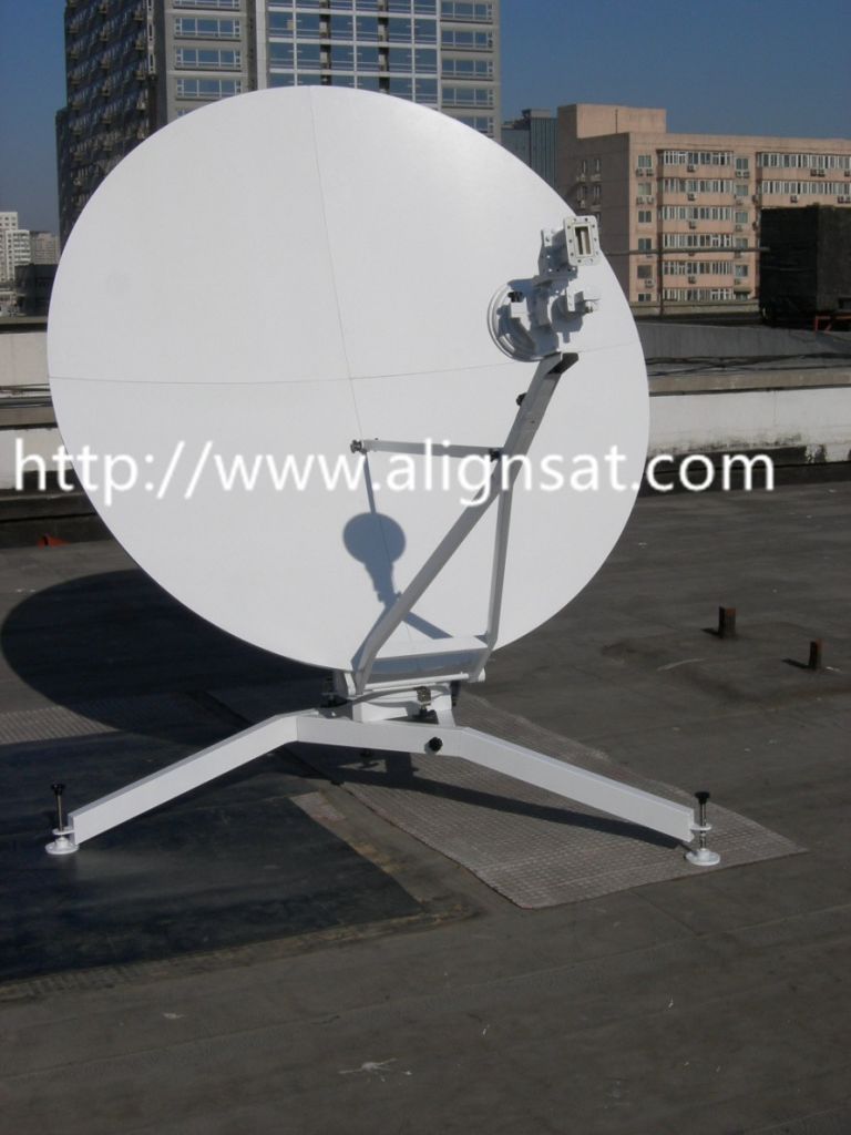 Alignsat 1.8m C -band Carbon Fiber Flyaway antenna
