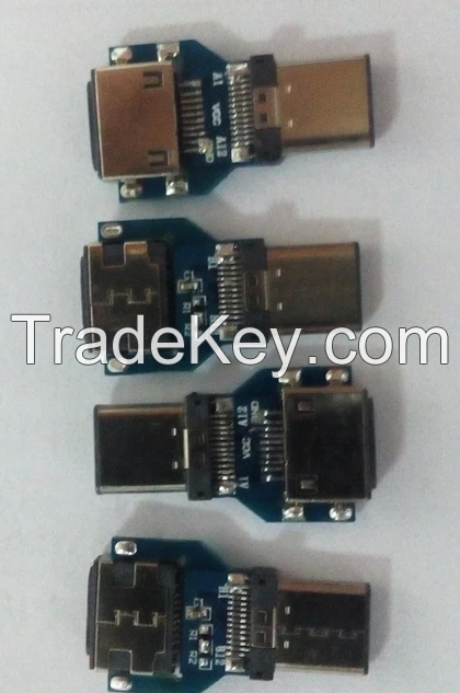 USB3.1 type-C to iPhone5 female type-C adapter