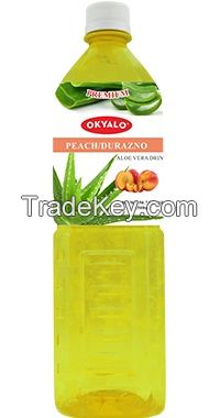 Okyalo: Aloe Peach Drink in1.5L Bottle, Okeyfood