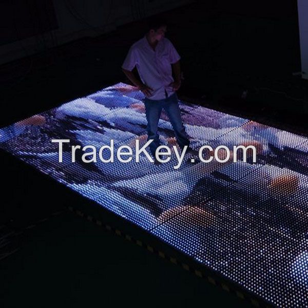 Outdoor P8.928 Interactive Led Floor Screen With Radar Touch System