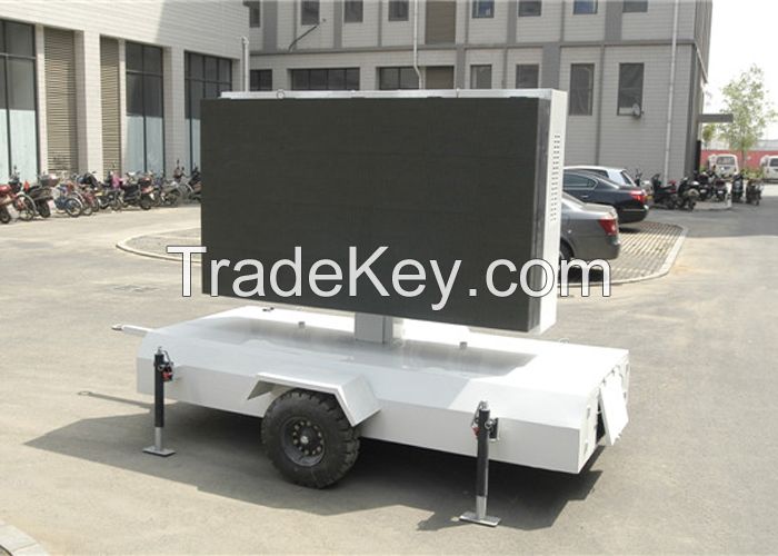 Outdoor Full Color P10 Mobile trailer Mounted LED Display Screen