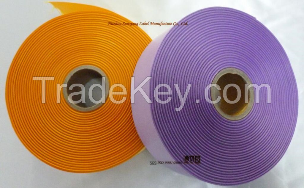 Good quality polyester satin ribbon single side for garment labels
