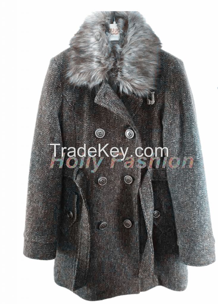 Lady&#039;s woolen coat