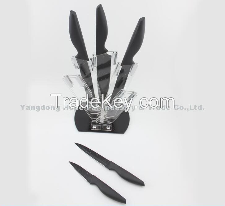 stainless steel non-stick knife set