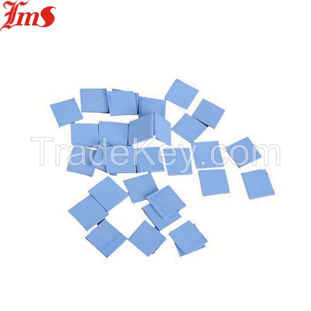 Silicone rubber electric heat sink thermal conductive insulator mat