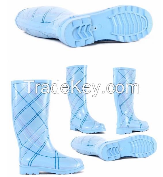 Fashion Ladies Rubber Rain Boots 