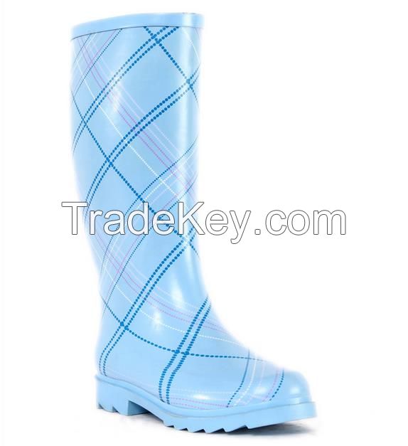 Fashion Ladies Rubber Rain Boots 