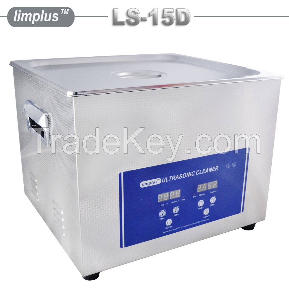 Limplus 15liter Car Carb Ultrasonic cleaner for degrease 360W ultrasonic power