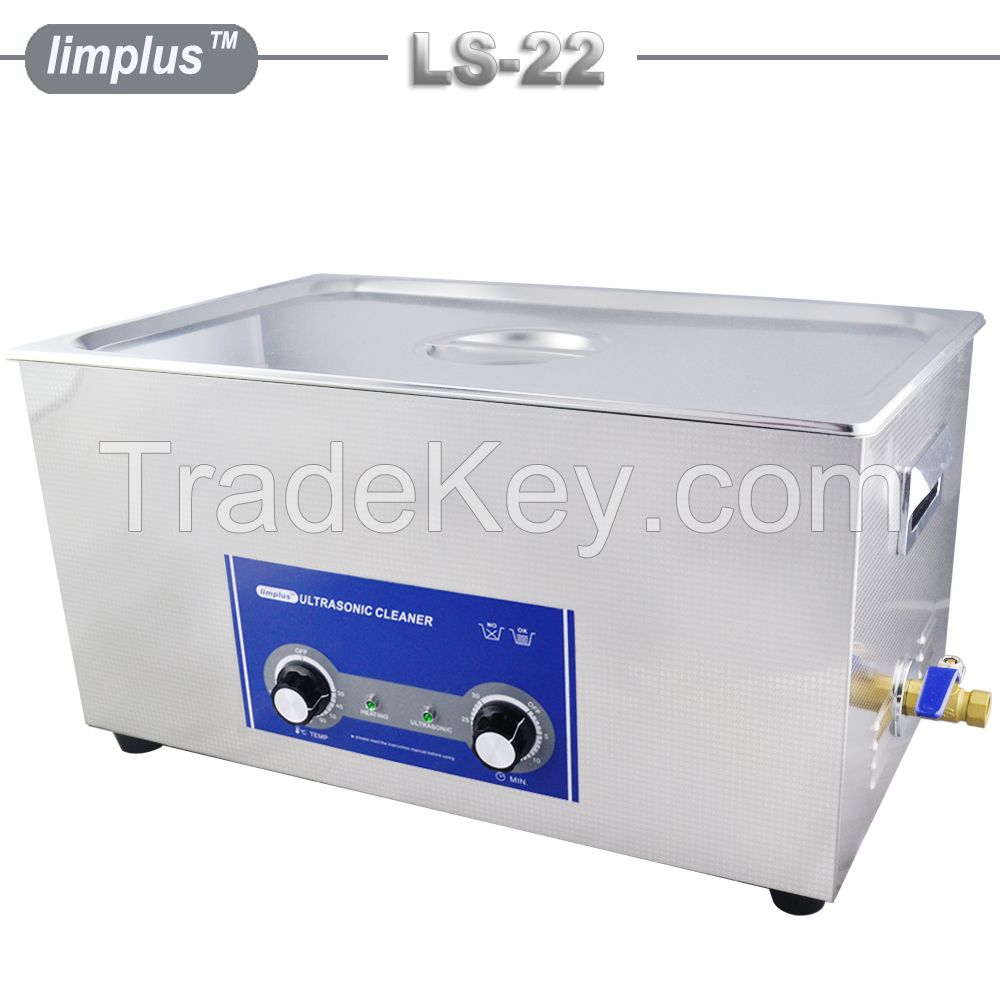 Limplus 22liter kitchen filter ultrasonic cleaner with basket lid 