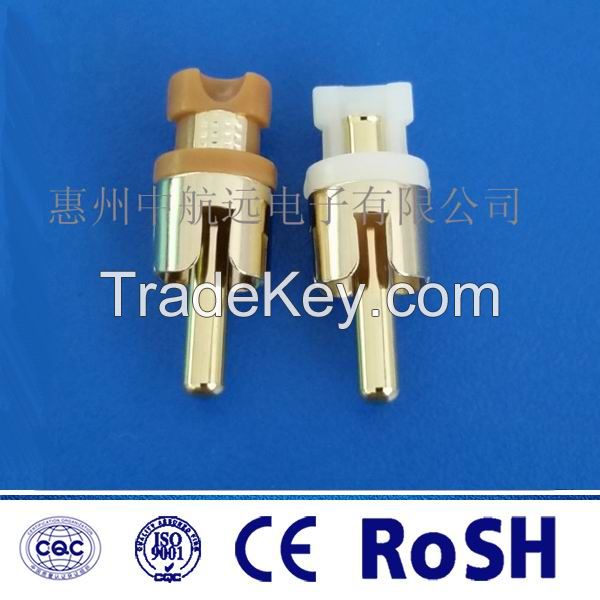 high electric conductivit Plug /male to RCA connector rca male/ female
