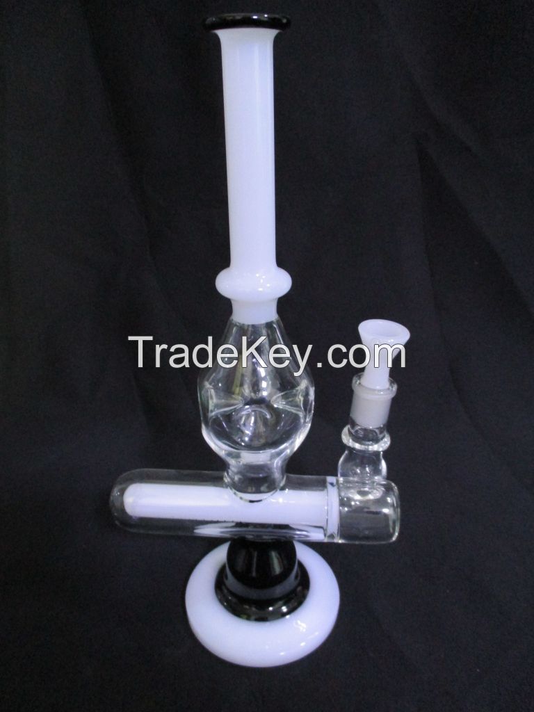 Hand blown percolator glass bubble bong smoking hookah pipe