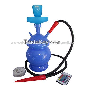 Wholesale Borosilicate (Two Hose) Courful Glass Smoking Hookah Shisha