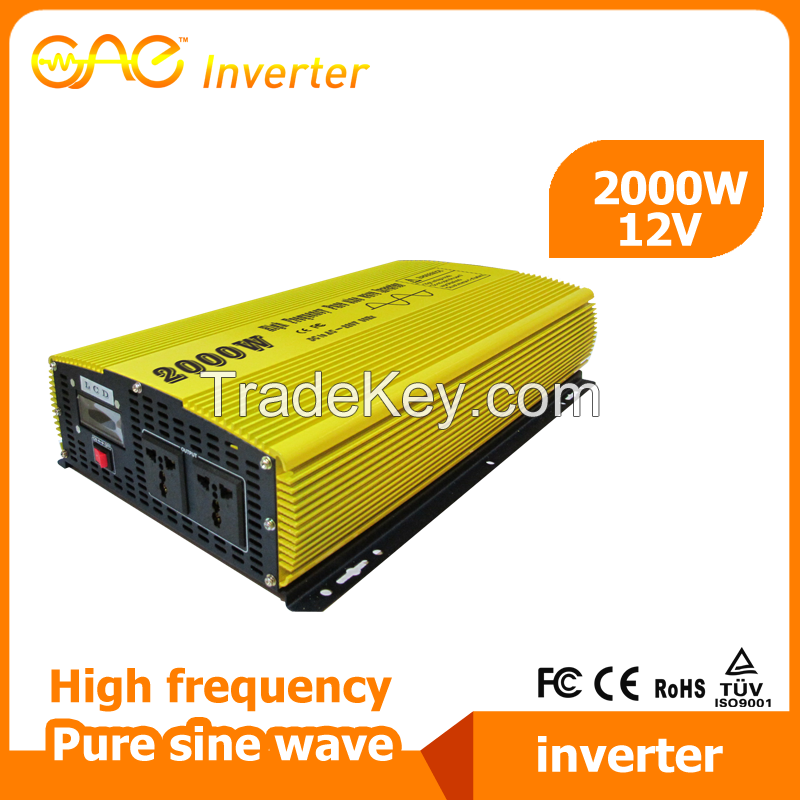 PI 2000W 12V High frequency pure sine wave inverter