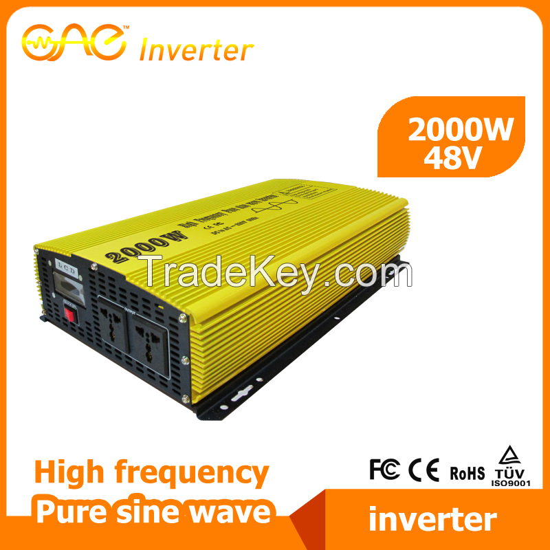 PI 2000W 48V High frequency pure sine wave inverter