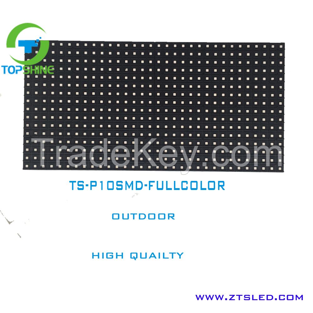 Outdoor LED Display module/ large led screen full color SMD p10 led sign board