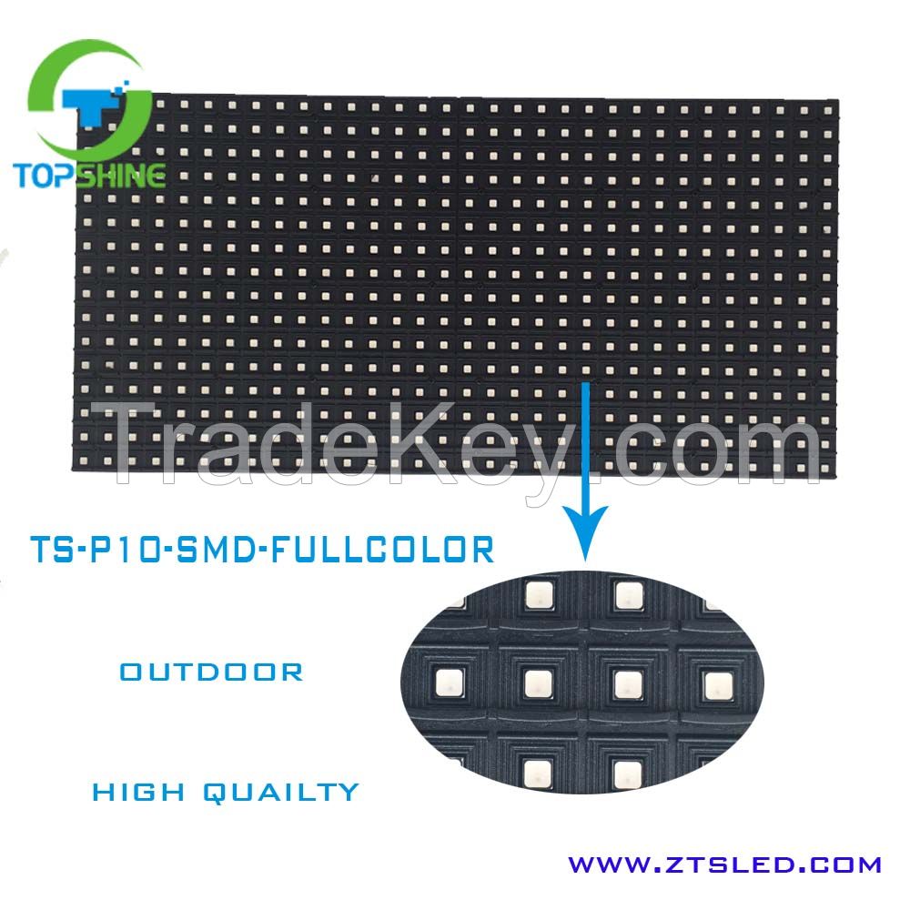 Outdoor LED Display module/ large led screen full color SMD p10 led sign board
