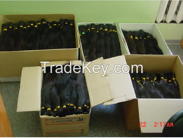 Straight Hair extension Bulk Hair Virgin Remy Human Hair Factory