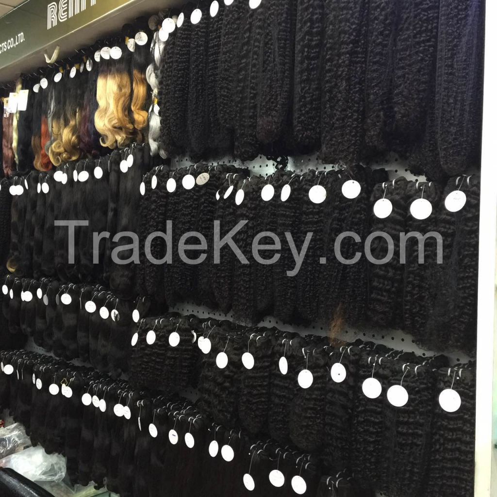 Hair Weaving 100% Brazilian Virgin Remy Human Hair, Factory