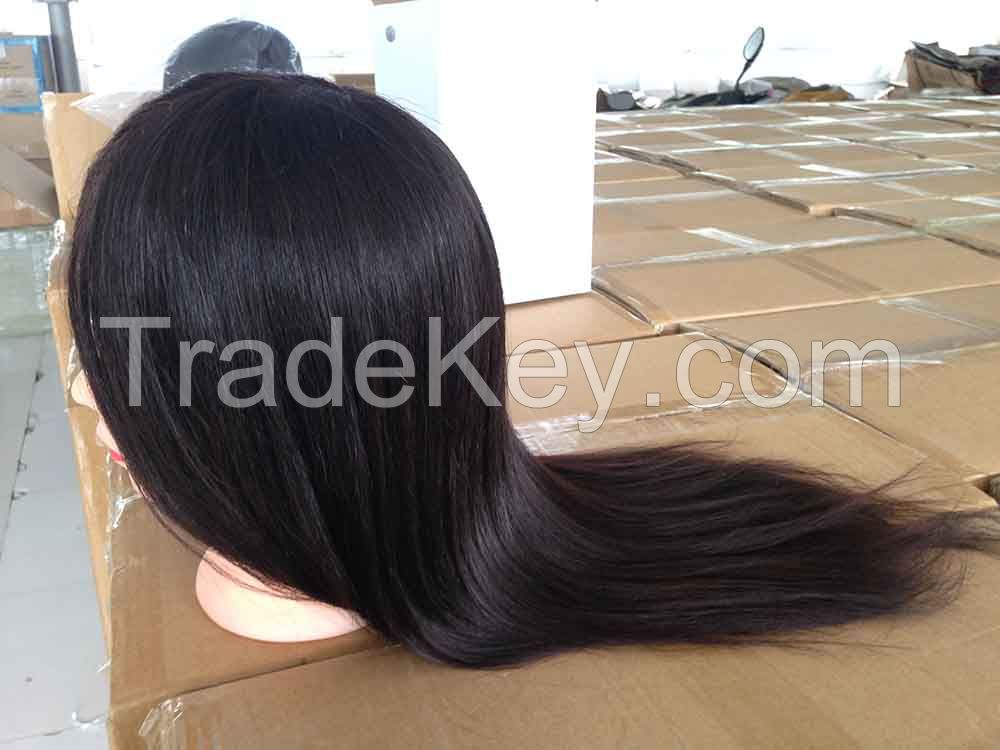 Mannequin Training Head, Human Hair or Synthetic Hair, Factory Supply