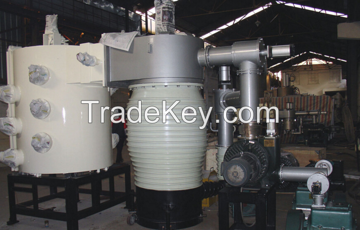 Glass cups PVD titanium coating machine Glass vacuum plating plant equ
