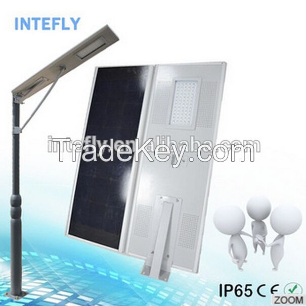 Hot selling all in one solar street light with mobile APP via bluetooth from Intefly shenzhen China