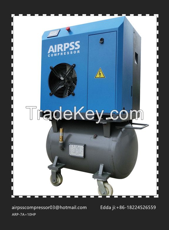 Airpss 22kw direct driven Rotary  screw type air  compressor