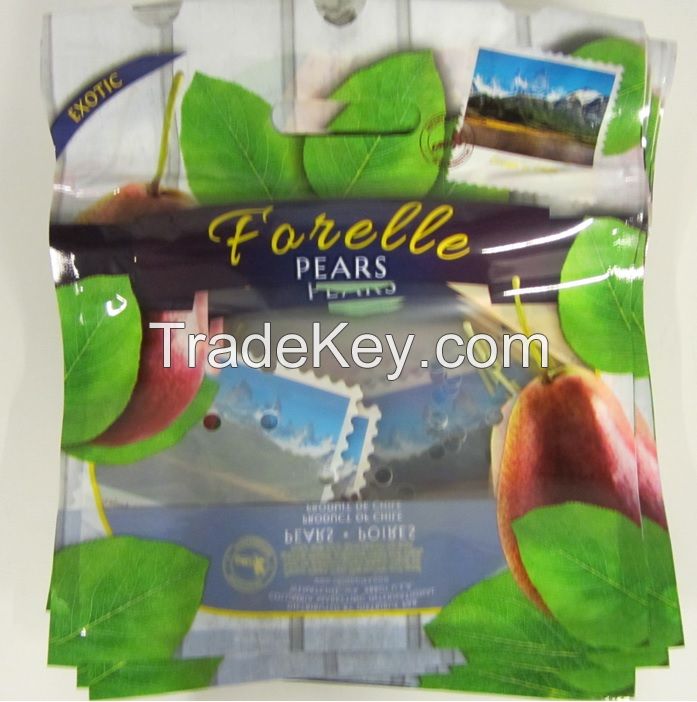 plastic bags, fruit bags, vegetable bags, produce bags, grape bags, cherry bags, food bags, pouch, stand-up pouches, reclosable bags, zipper bags, slider bags