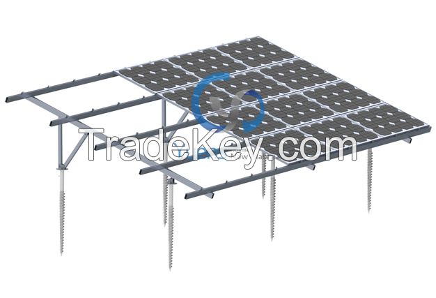 Solar Ground Screw Mounting