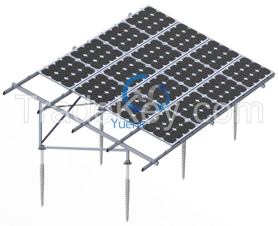 Solar Ground Screw Mounting