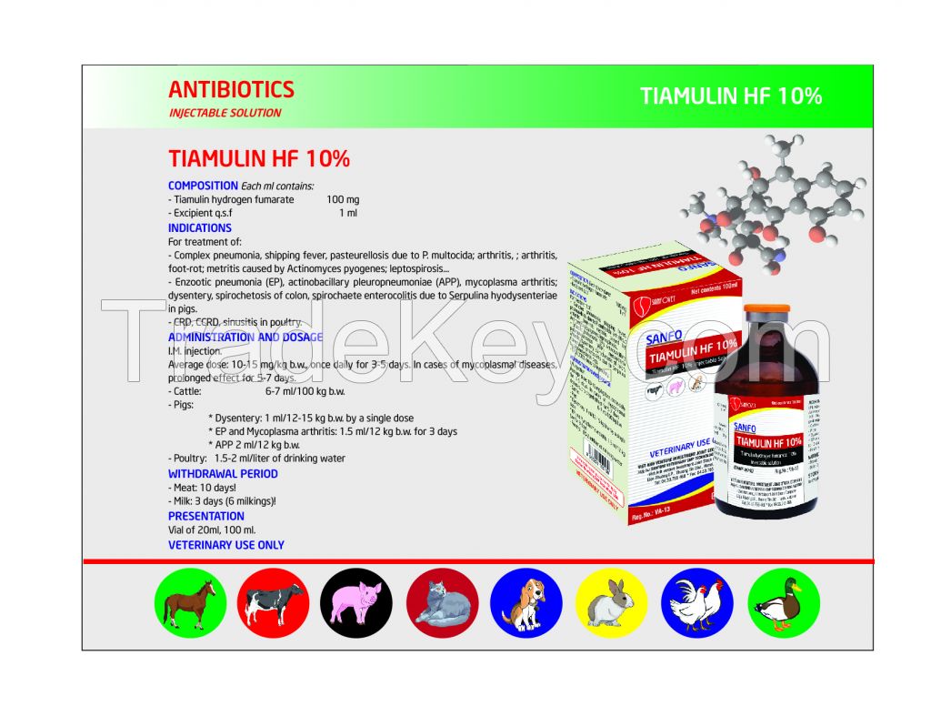 Sanfo.Tiamulin HF10%