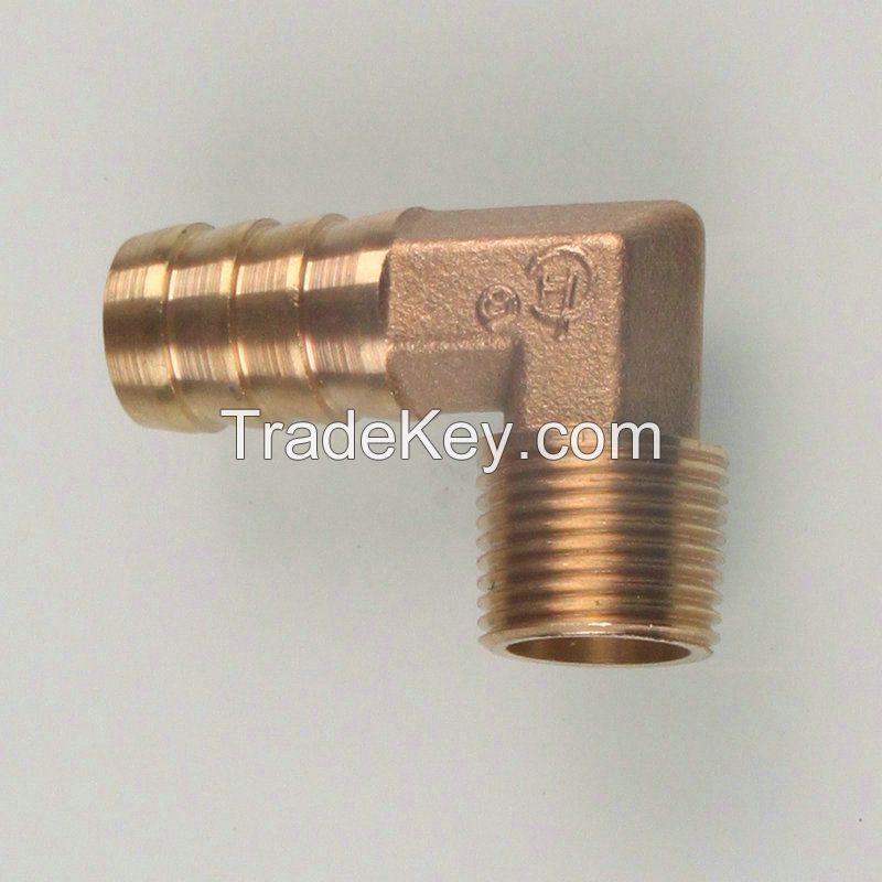 &Atilde;&cent;&iuml;&iquest;&frac12;&iuml;&iquest;&frac12;Brass Hose Elbow 90 Degree Fitting Barb Union