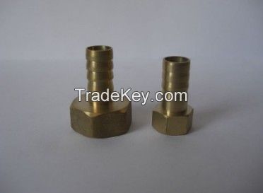 Hexagon Brass female hose barb fittings Pneumatic Fittings