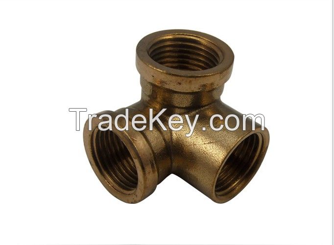 Brass female y fitting connector